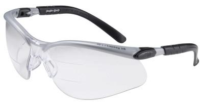 3M™ BX Safety Eyewear, +1.5 Diopter Polycarbon Anti-Fog Lenses, Silver/Black Frame, 11457-00000-20