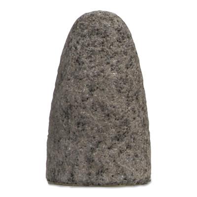 Saint-Gobain Type 16 Gemini Cone, 1 1/2" Dia, 3" Thick, 5/8-11 Arbor, 24 Grit Aluminum Oxide, 61463622190