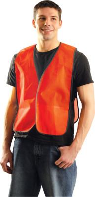 OccuNomix Non-ANSI Economy Mesh Vests, X-Large, Hi-Viz Orange, LUX-XNTM-OXL