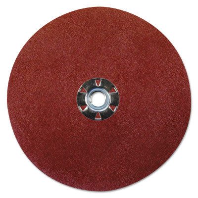 Weiler® Wolverine Resin Fiber Discs, 7 in Dia, 5/8 Arbor, 80 Grit, Aluminum Oxide, 61527