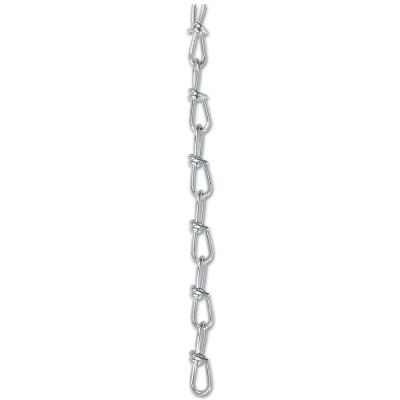 Peerless® Industrial Group Twin Loop Chains, Size 3/0, 100 ft, 305 lb Limit, Bright Zinc, 7013032