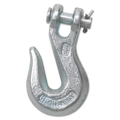 Peerless® Industrial Group Grade 70 Clevis Grab Hooks, 5/16 in, 3,900 lb, Bright Zinc, 8023335