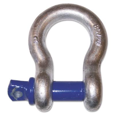 Peerless® Industrial Group Screw Pin Anchor Shackles, 1 1/4 in Opening, 3/4 in Bail, 12,000 lb Load, 8058741