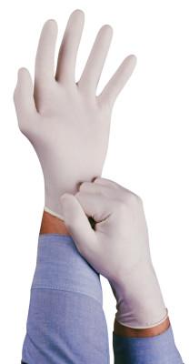 Ansell TouchNTuffÂ® 69-210 Disposable Gloves, Lightly Powdered, Natural Rubber Latex, 5 mil, Medium, 69-210-M