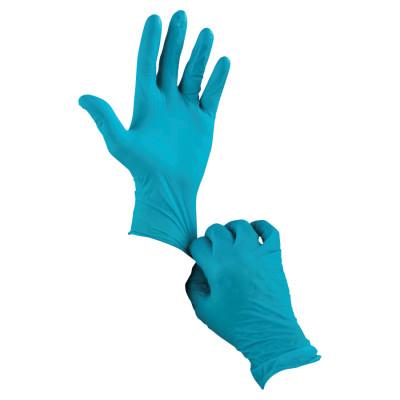 Ansell TouchNTuff® 92-500 Disposable Nitrile Gloves, Rolled Cuff, Size 9.5 to 10, Green, 92-500-9.5-10