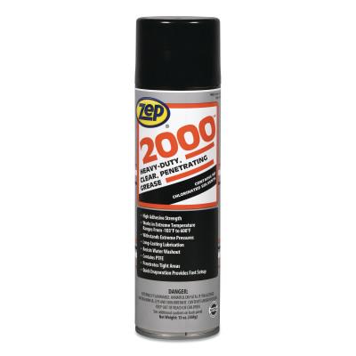 Zep Professional?? Zep?? 2000ƒ?› Heavy-Duty Clear Penetrating Grease, 13 oz, Aerosol Can, 416401