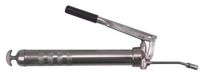 Alemite® Heavy Duty Lever Grease Guns, 24 oz, 10,000 psi, 1/8 in, Rigid Extension/Coupler, 1056-LE4