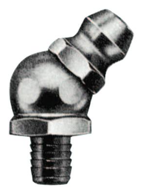 Alemite?? Drive Fittings, Elbow - 45?ø, 53/64 in, Male/Male,, 1992-B1