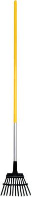 The AMES Companies, Inc. Superflex Rake, 48 in Vinyl Coated Aluminum Handle, 1789300