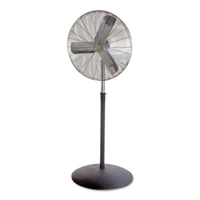 Airmaster® Fan Company Commercial Non-Oscillating Air Circulator, Adj. Pedestal, 24 in, 1/4 hp, 3-Speed, 71584