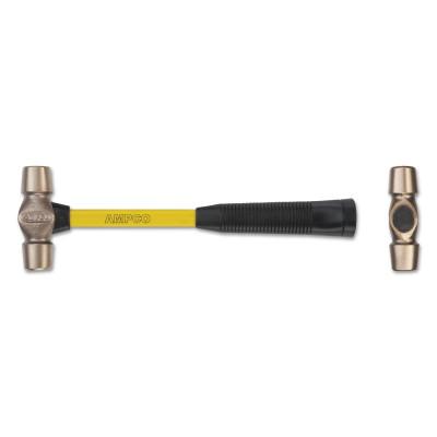 Ampco Safety Tools Machinists' Double-Face Hammers, 1/4 lb, 9 3/4 in L, H-44FG