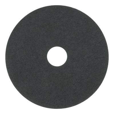 Boardwalk Standard Floor Pads, 17" Diameter, Black, 4017BLA