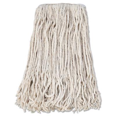 Boardwalk Banded Cotton Mop Head, #24, White, CM02024S