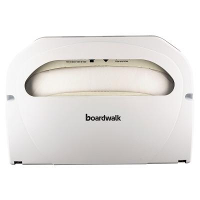 Boardwalk Wall-Mount Toilet Seat Cover Dispenser, Plastic, White, KD100