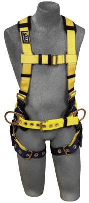 3M™ Delta No-Tangle Harnesses, (2) Waist D-Rings; Back D-Ring, Medium, 1101654