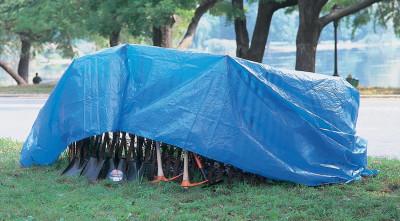 ORS Nasco Multiple Use Tarps, 25 ft Long, 20 ft Wide, Polyethylene, Blue, 2025