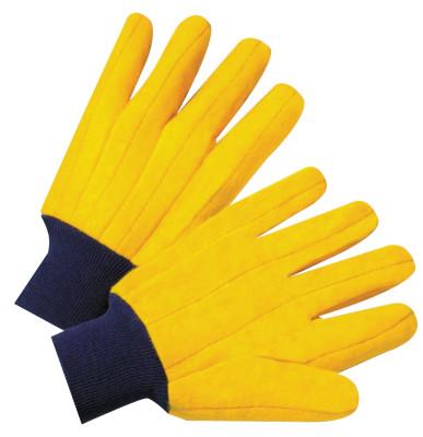 West Chester KNIT WRIST FULL YELLOW CHORE GLOVE-100% COTTON S, FM18KWK