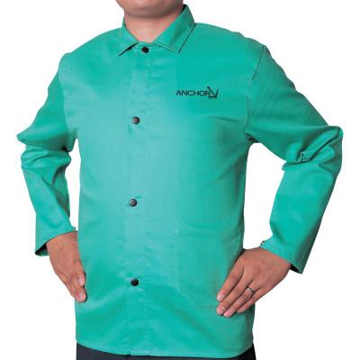 ORS Nasco Flame Retardant (FR) Cotton Sateen Jacket, 3X-Large, Visual Green, CA-1200-3XL