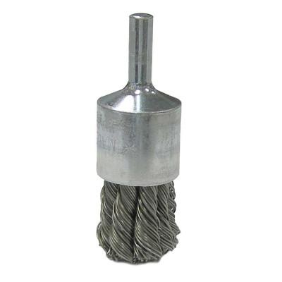 ORS Nasco Stem Mounted Knot Wire End Brushes, 3/4 in x 0.014 in, BW-207