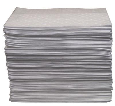 ORS Nasco Oil-Only Sorbent Pad, Heavy-Weight, Absorbs 20.5 gal, 15 in x 17 in, AB-BPO100