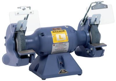 BaldorÂ® Electric 7" Industrial Grinders, 36/60 Grit Wheels, Iron, Exhaust Guard, Single, 1800 rpm, 7306