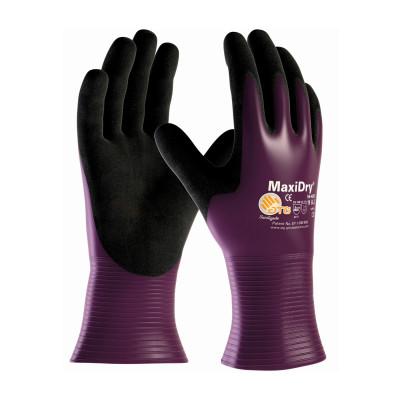 Protective Industrial Products, Inc. MaxiDry Ultra Lightweight Nitrile Gloves, Nitrile, Large, Black/Purple, 56-426/L