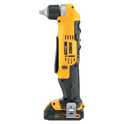 DeWaltÂ® 20V MAX LI-ION COMPACT RIGHT ANGLE DRILL KIT (1, DCD740C1
