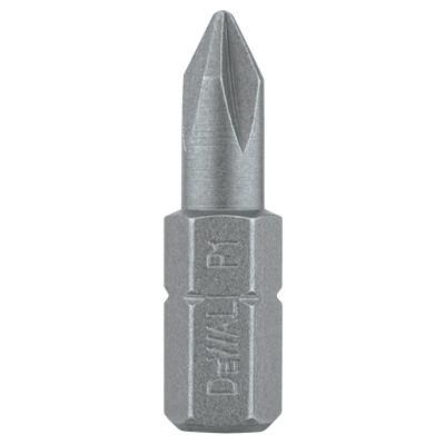 DeWalt® Standard Screwdriver Bits, #2, 1/4 in x 1 in, Bulk, DW2002BL