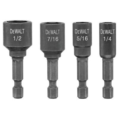 DeWalt?? IMPACT READY Nut Drivers, 1/2 in, 1/4 in, 3/8 in, 5/16 in, 7/16 in, DW2235IR