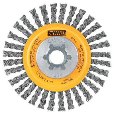 DeWalt® Stringer Wire Wheel, 6 in D, .02 in Carbon Wire, 12,000 rpm, DW49202B