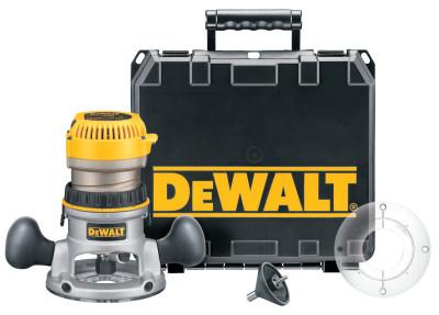 DeWaltÂ® EVS Fixed Base Router w/Soft Start Kit, DW618K
