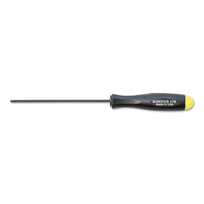 Bondhus® Balldriver Hex Screwdrivers, 1/2 in, 13.3 in Long, 10616