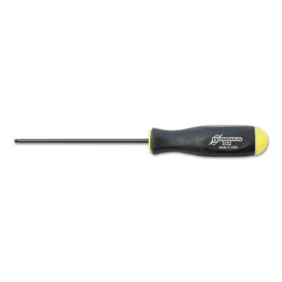 Bondhus?? Balldriver Hex Screwdrivers, 3/32 in, 5.2 in Long, 10605