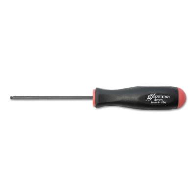 Bondhus?? Balldriver Metric Hex Screwdrivers, 4 mm, 8 in Long, 10660