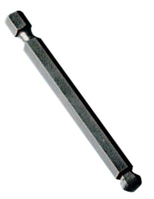 BondhusÂ® BalldriverÂ® Power Bit, 9/64 in, 1/4 in Drive, 3 in, 10808