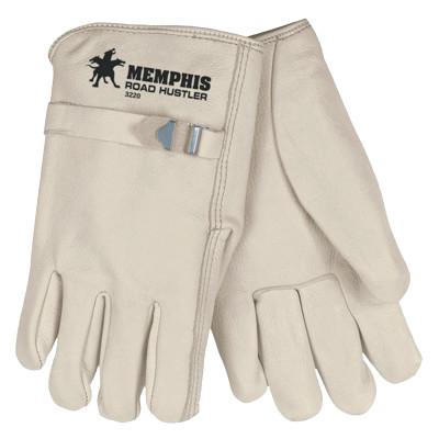 MCR Safety_Road_Hustler_Drivers_Gloves_Cow_Grain_Leather_Large_Beige