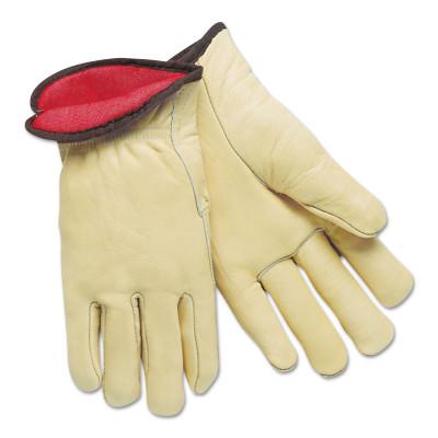 MCR Safety Insulated Drivers Gloves, Cowhide, Medium, Foam Lining, 3260M