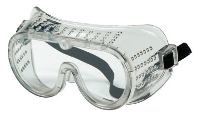 MCR Safety Protective Goggles, Clear/Clear, PVC, Antifog, Chemical Resistant, Indirect Vent, 2235R