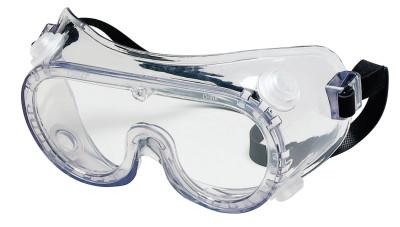 MCR Safety Protective Goggles, Clear/Clear, PVC, Chemical Resistant, Indirect Vent, 2230R