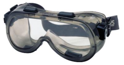 MCR Safety Verdict Goggles, Clear/Smoke, Antifog, Scratch Resistant, Elastic Strap, 2410