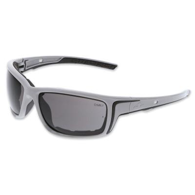 MCR Safety Swagger® SR5 Foam-Lined Spoggle Safety Glasses, Polycarbonate, AF/Anti-Scratch Lens, Gray, SR522PF