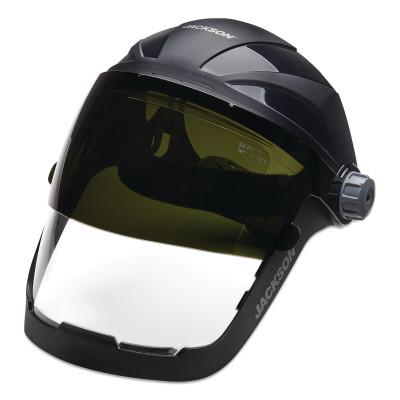 Jackson Safety QUAD 500™ Series Premium Multi-Purpose Face Shields with Headgear, AF/Clear, 9 in H x 12-1/4 in L, 14233