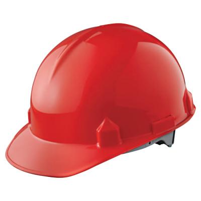 Jackson Safety SC-6 Hard Hat, 4-point Ratchet, Front Brim, Red, 14841