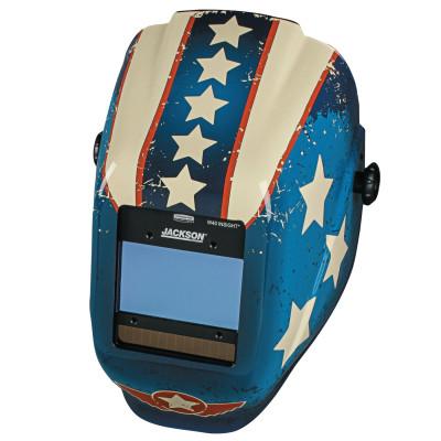 Kimberly-Clark Professional WH40 Insight Halo X Variable Welding Helmet, GN; 9-13, Stars & Scars (RD WH BL), 46101