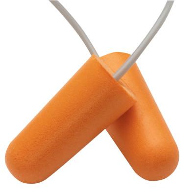 Jackson Safety H10 Disposable Earplugs, Soft Foam, Orange, Corded, 67212