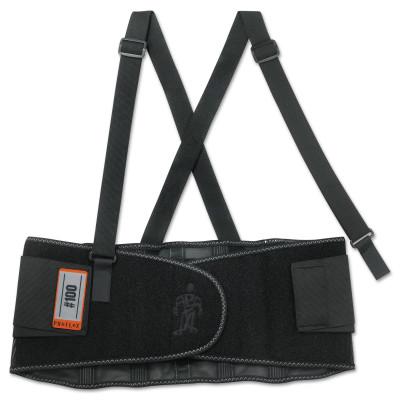 Ergodyne ProFlex 100 Economy Back Supports, Large, Black, 11384