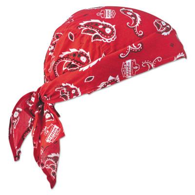 Ergodyne Chill-Its 6710CT Evaporative Cooling Triangle Hats w/ Cooling Towel, Red Western, 12583