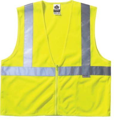 Ergodyne GloWear 8220Z Class 2 Standard Vests, S/M, Orange, 21113