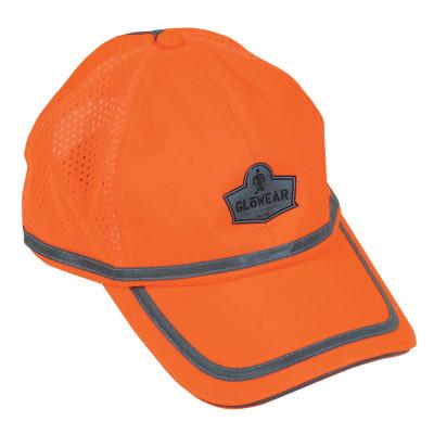 Ergodyne GloWear 8930 Hi-Vis Baseball Cap, Hi-Vis Orange, 23238