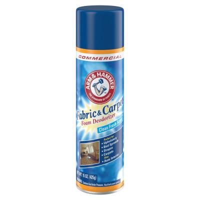 Church & Dwight Co. Fabric and Carpet Foam Deodorizer, Fresh Scent, 15 oz Aerosol, 3320000514CT